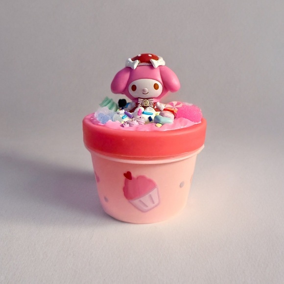 Other - Decoden Small Jar - My Melody Candy Themed Kawaii Junk Case Plastic Container
